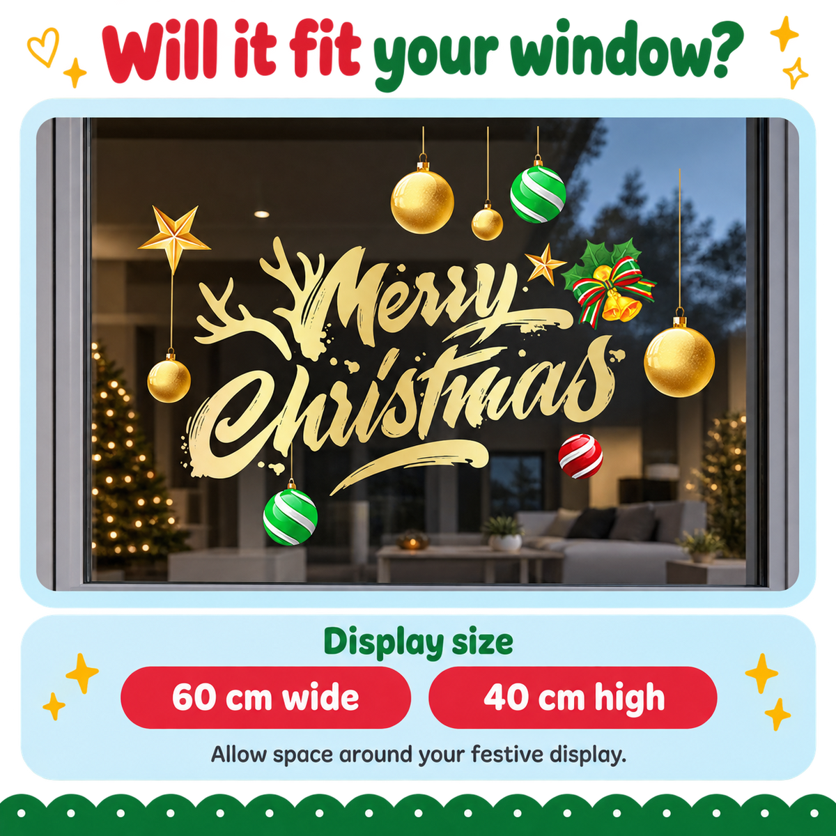 Will it fit your window - display size 60cm wide, 40cm high